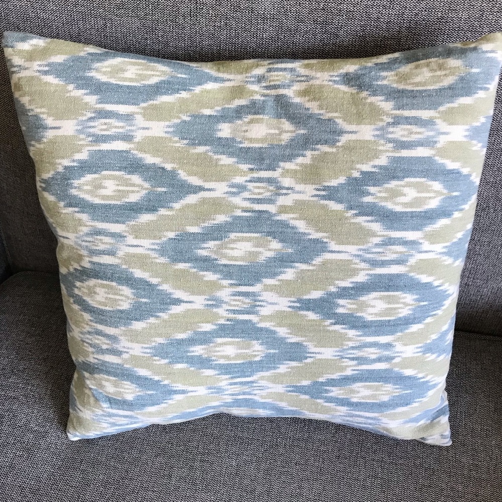 Ikat 16” square Pillow Cover